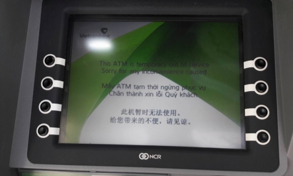 Khánh Hòa: Cận Tết, nhiều trụ ATM Vietcombank 'chết lâm sàng' 